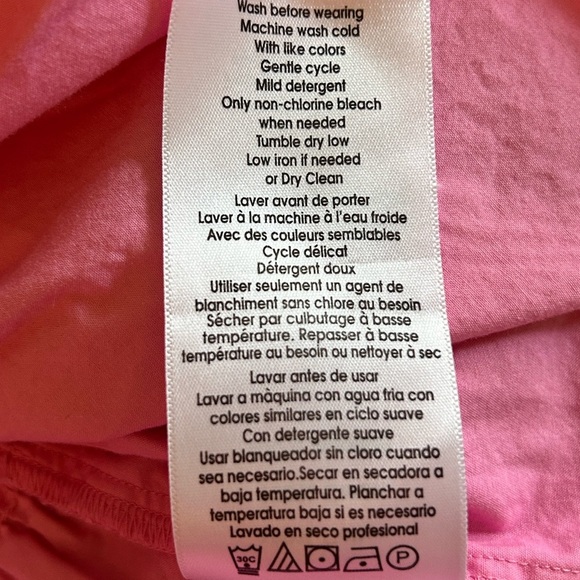 Pea in the Pod Raglan Pink Maternity dress Women’s size S - Picture 8 of 8